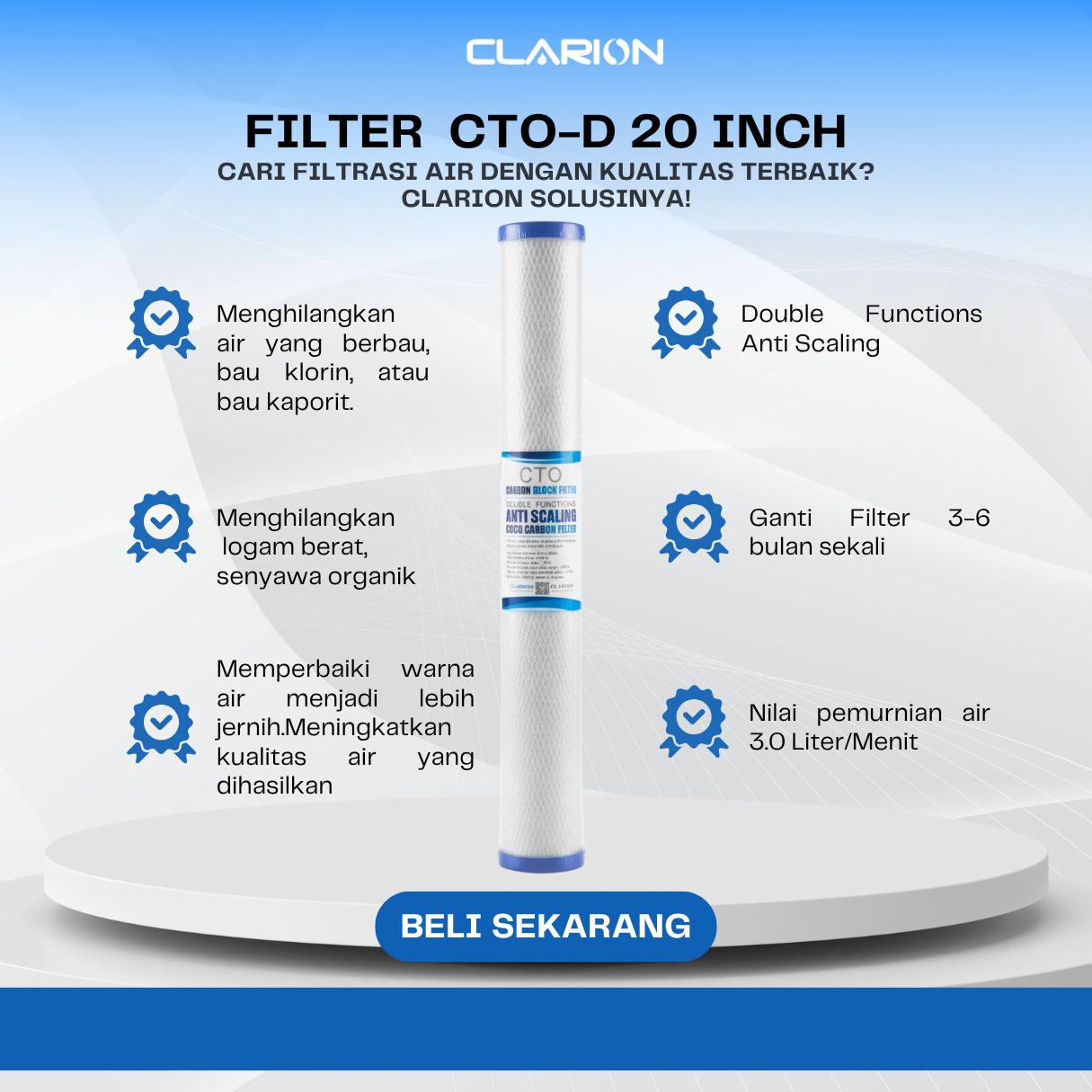 FILTER 2 IN 1 Descaler 20 inch