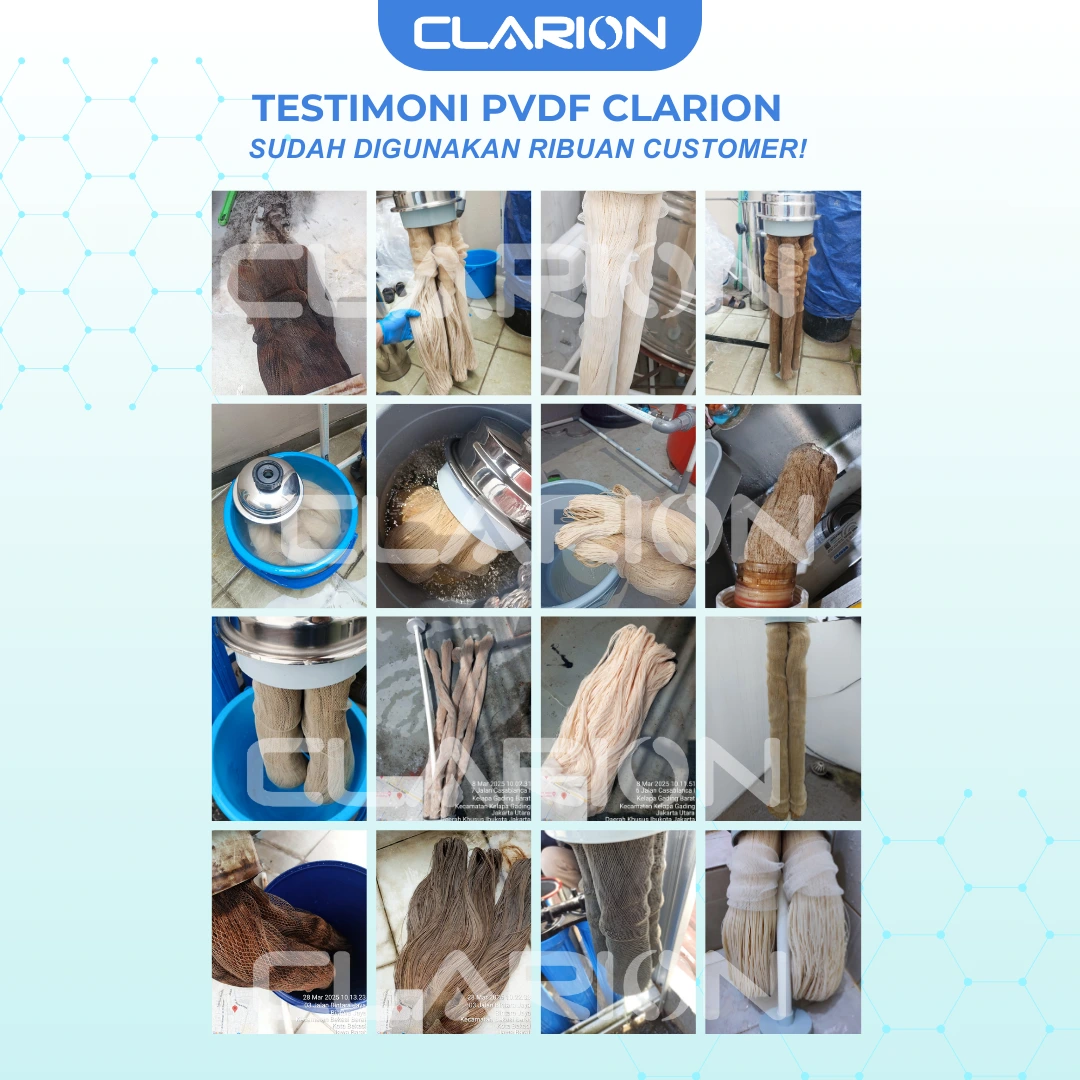 Unit Filter Air Clarion Terpasang